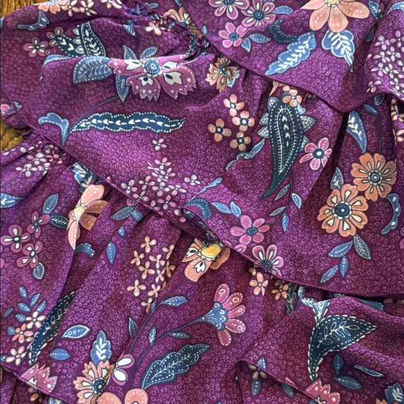 American Eagle Outfitters Purple Smocked Dress - Picture 5 of 7